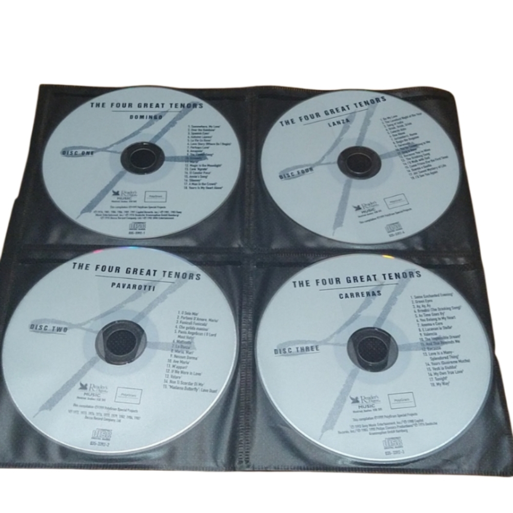 6/$16 The Four Great Tenors collection CD music